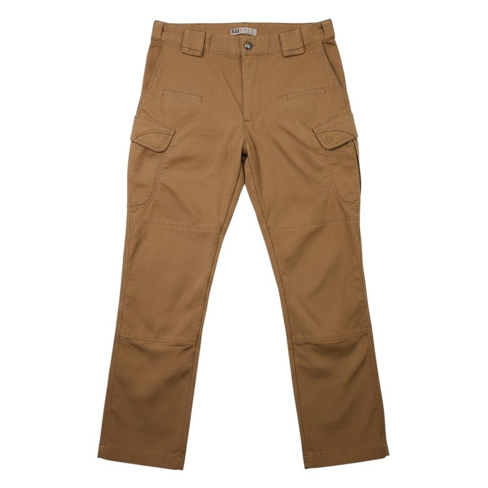 5.11 Tactical Cargo Stryke Pants Mens 32x28* Battle Brown Ripstop Utility HEMMED